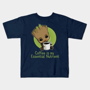 Coffee is my Essential Nutrients Kids T-Shirt